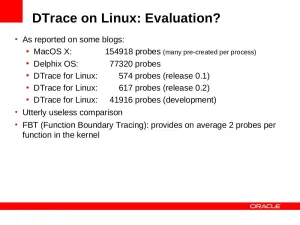 Oracle Continues With DTrace On Linux