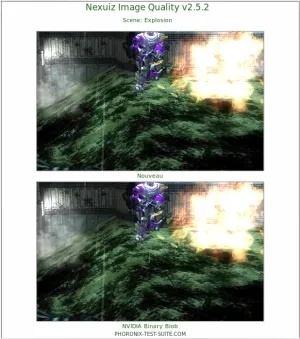 Image Quality Comparison: Nouveau Gallium3D vs. NVIDIA