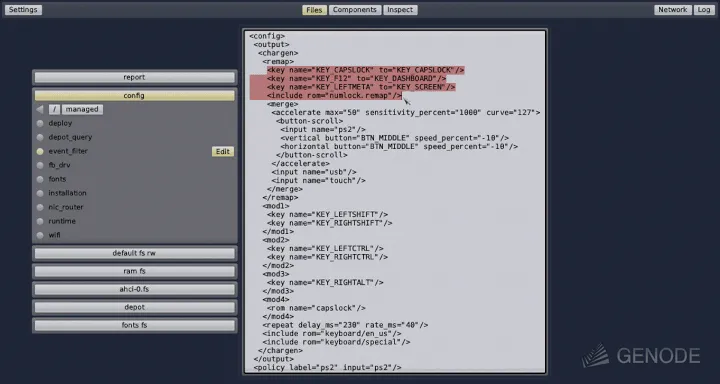 Genode OS official screenshot