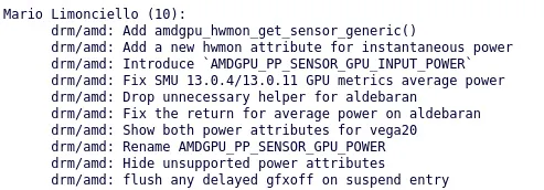 AMDGPU more HWMON patches