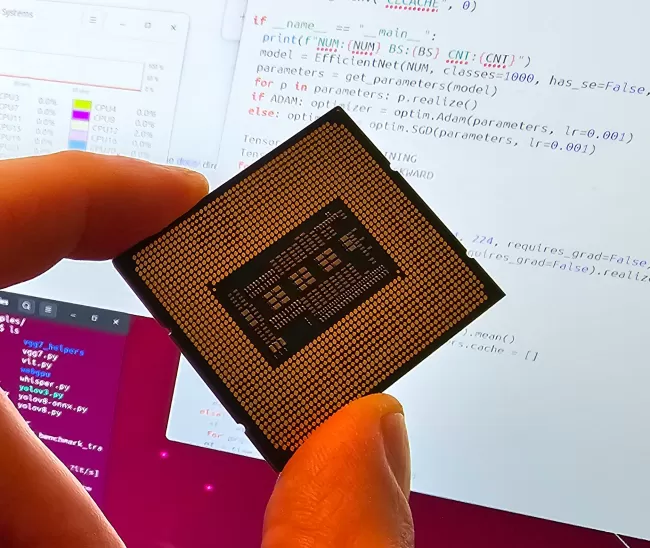 Intel Core i7 Raptor Lake CPU