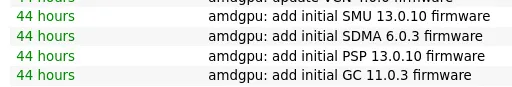New AMDGPU firmware files appear