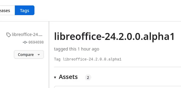 LibreOffice 24.2 Alpha 1