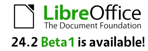 LibreOffice 24 Beta logo