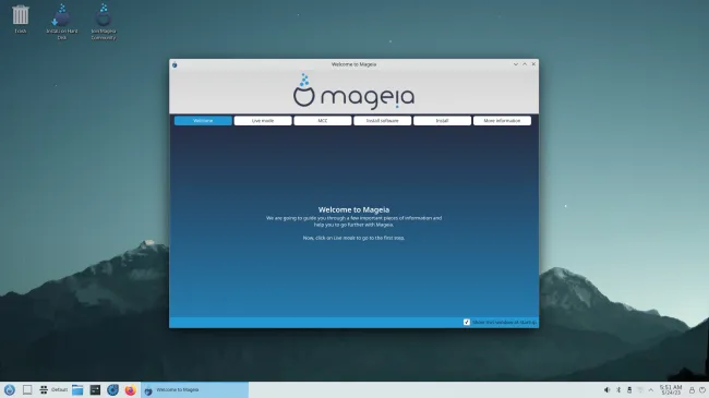Mageia 9 desktop