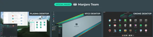 Official Manjaro image flavors