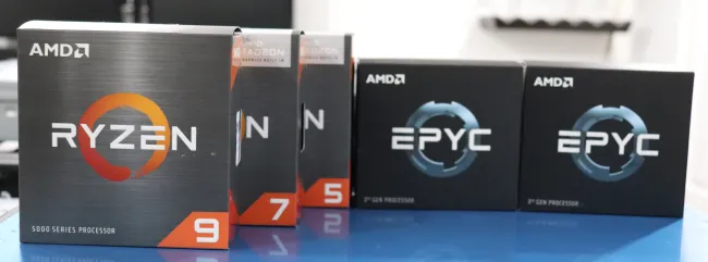 AMD Ryzen and EPYC CPUs