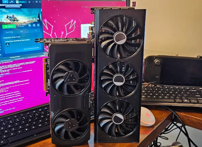 Radeon RX 7700 XT and RX 7800 XT graphics cards