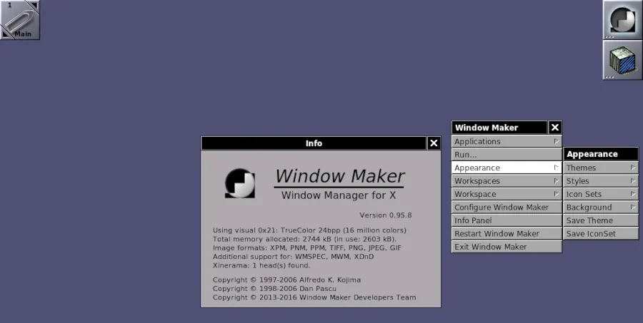 Window Maker screenshot