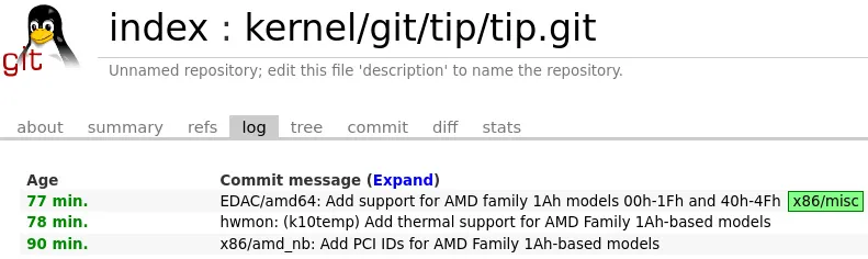 Family 1ah patches in x86/misc Git branch
