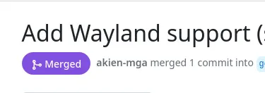 Godot Wayland merged