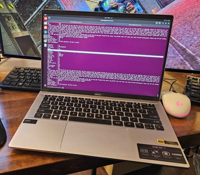 Acer Meteor Lake laptop