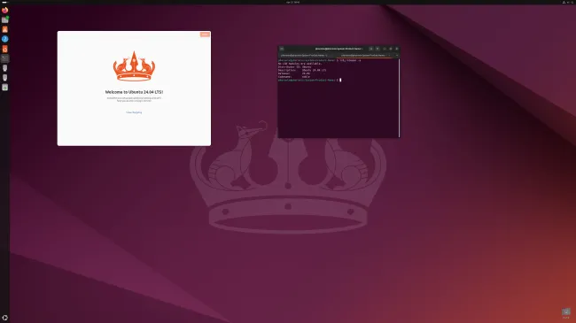 Ubuntu 24.04 LTS desktop