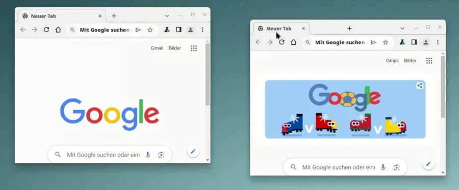 Chrome with support