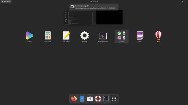 CentOS Stream 9 desktop
