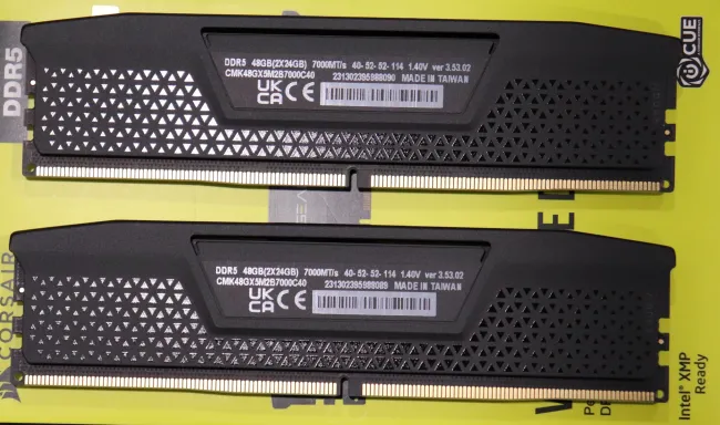 Corsair 2 x 24GB DDR5-7000 modules