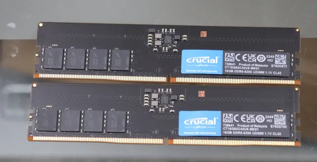 Crucial DDR5 memory kits