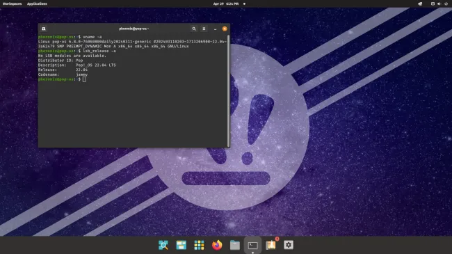 Linux 6.8 on POP!_OS