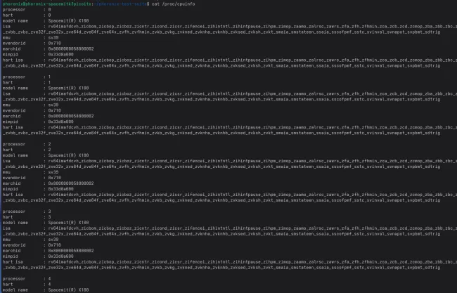 SpacemiT K3 Pico /proc/cpuinfo