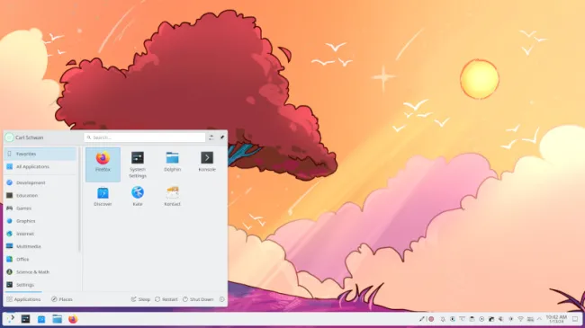 KDE Plasma 6 desktop, screenshot from KDE.org