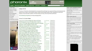 The Latest Look Of The Phoronix Redesign