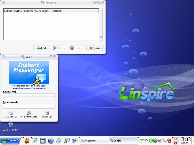 Gaim no Linspire
