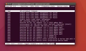 Is Intel's PowerTOP Utility Still Beneficial In 2016 On Ubuntu 16.04 To Save Power?