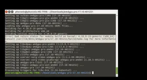 Trying AMDGPU-PRO 17.10 On Ubuntu 17.04