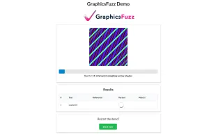 GraphicsFuzz Demo Works On Fuzzing Your GPU Drivers Through WebGL In The Browser