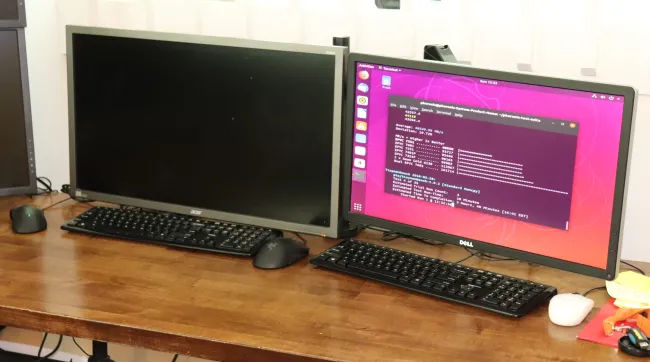 Huanuo Hndsk2 Dual Monitor Arms Work Out Great Phoronix