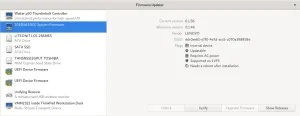 GNOME Firmware Updater Is A New UI For Managing Firmware On Linux By Power Users