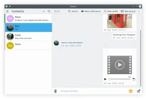 Kaidan 0.5 Released As The KDE-Focused Jabber/XMPP Chat Client