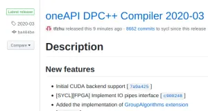 Intel oneAPI DPC++ Compiler Merges Its Initial CUDA Backend
