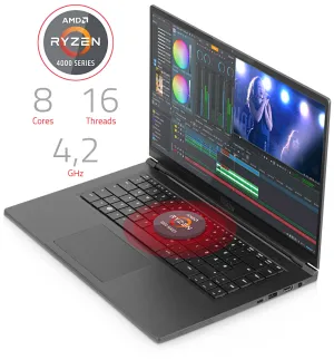 TUXEDO Computers Launches A Linux Laptop With Ryzen 7 4800H / Ryzen 5 4600H