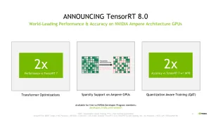 NVIDIA Releases TensorRT 8.0 With Big Performance Improvements
