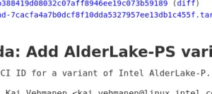 Intel Audio Driver Adding "AlderLake-PS" Support With Linux 5.18