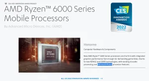 AMD Ryzen 6000 Series Mobile CPUs Feature Microsoft's Pluton Security