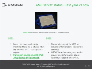 The Less Than Ideal State Of AMD Open-Source Firmware Support In 2022