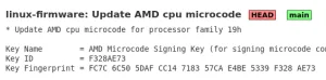 AMD Publishes New Family 19h CPU Microcode