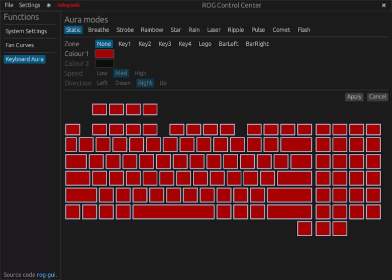 ASUS Driver Gets Patches For RGB Keyboard Controls - Phoronix