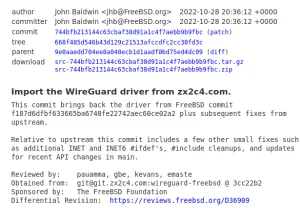 FreeBSD Re-Introduces WireGuard Support Into Its Kernel