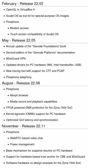 Genode OS Planning For WireGuard, Mobile Usability With The PinePhone
