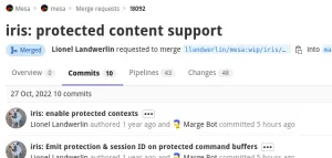 Intel's Open-Source OpenGL Driver Adds Support For "Protected Content"