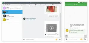 KDE's Kaidan Messaging App Adding Encrypted Audio/Video Calls