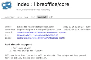 LibreOffice Enables RISC-V 64-bit Support
