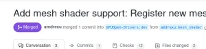 Open-Source AMDVLK Vulkan Driver Preparing Mesh Shader Support