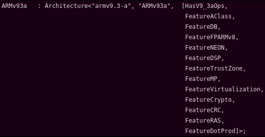 LLVM/Clang 新增支持 ARMv9.3-A