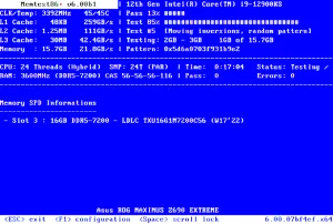 memtest86+ 6.10 Released With UEFI Secure Boot Signing, Headless EFI