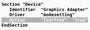 xf86-video-modesetting X.Org Driver Sees Patch For "TearFree" Page Flipping