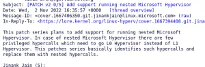 Microsoft Adding Nested MSHV Hypervisor Support To Linux